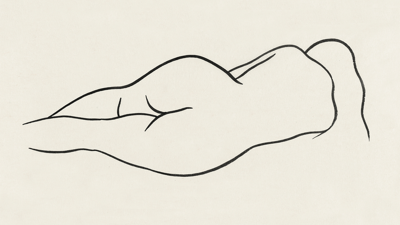 Reclining Nude Woman by Ananda K. Coomaraswamy