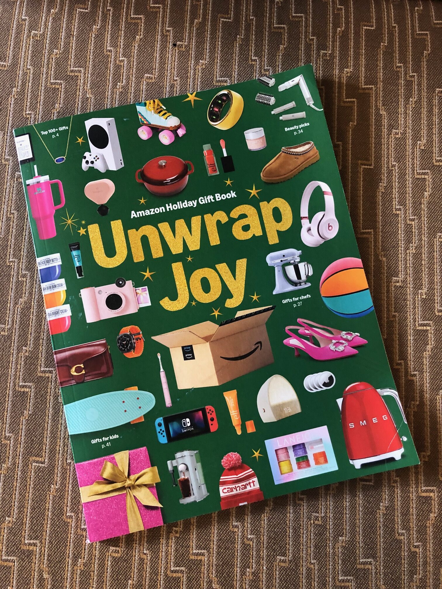 Amazon catalogue Unwrap Joy