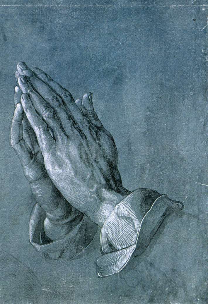 Study of an Apostle's Hands by Albrecht Durer