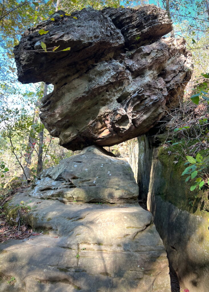 Giant City Trail Rock