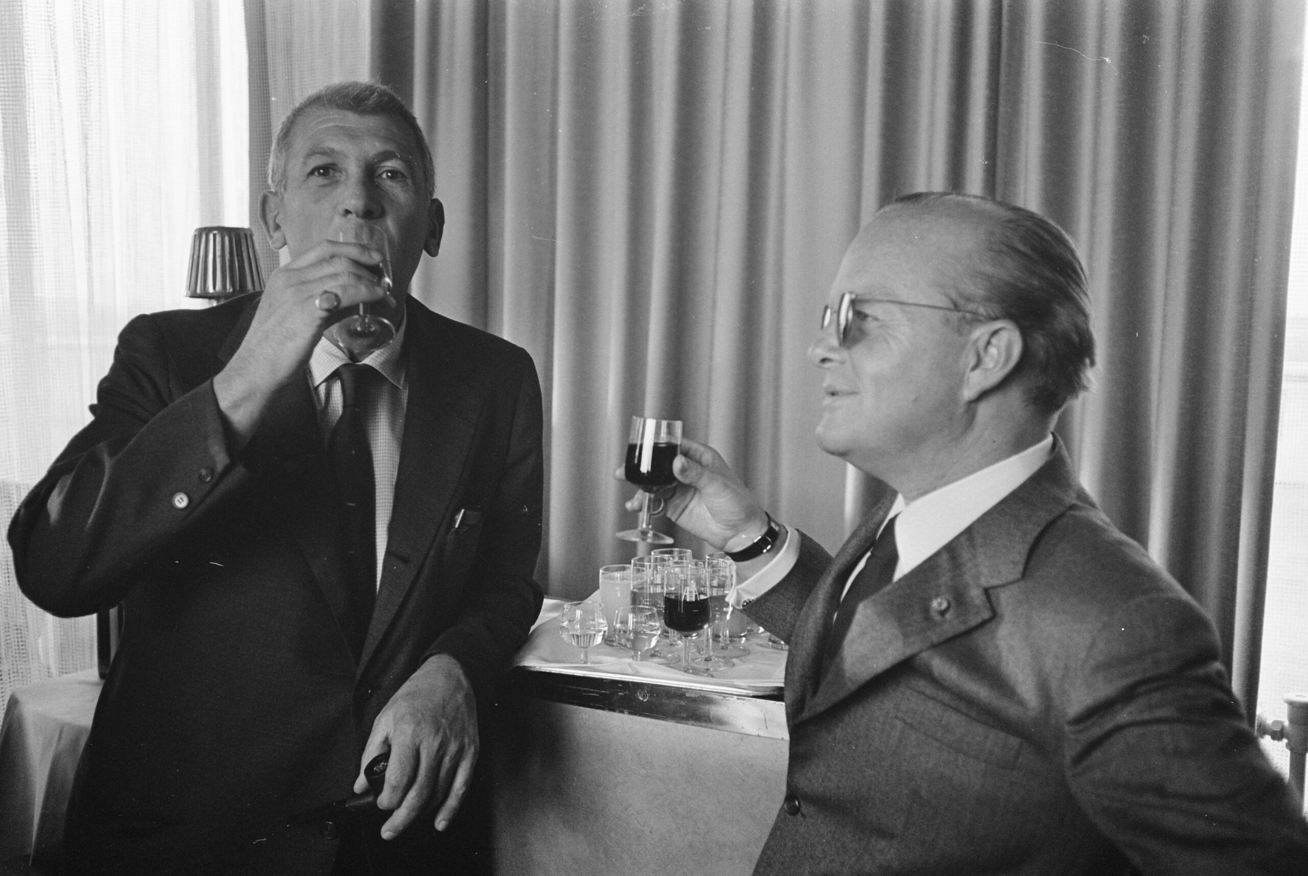 Truman Capote with Richard Brooks