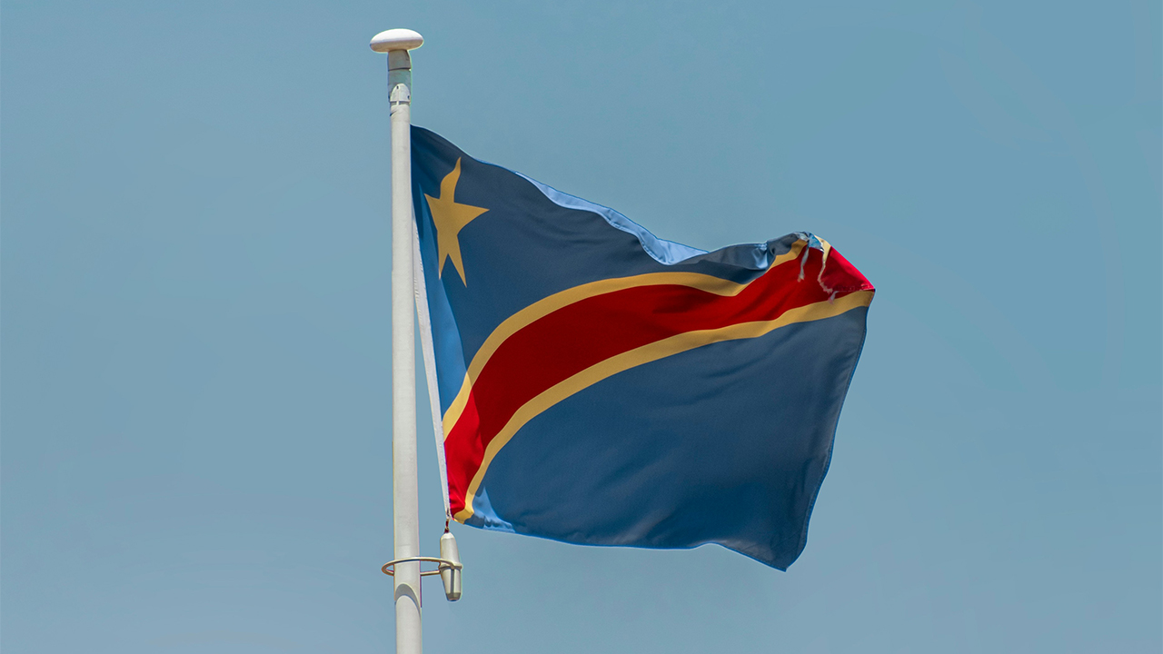 Flag of Democratic Republic of Congo