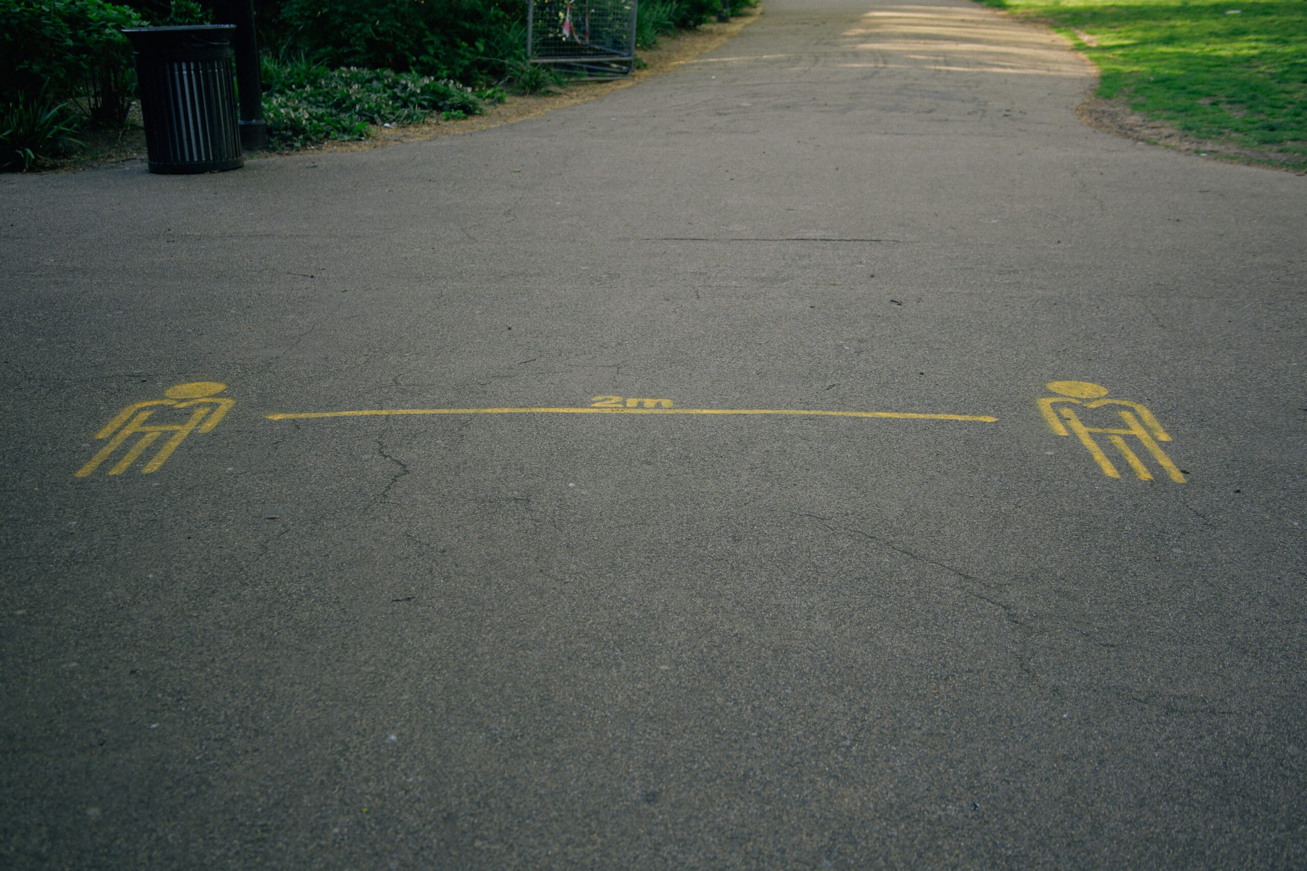 distance between people