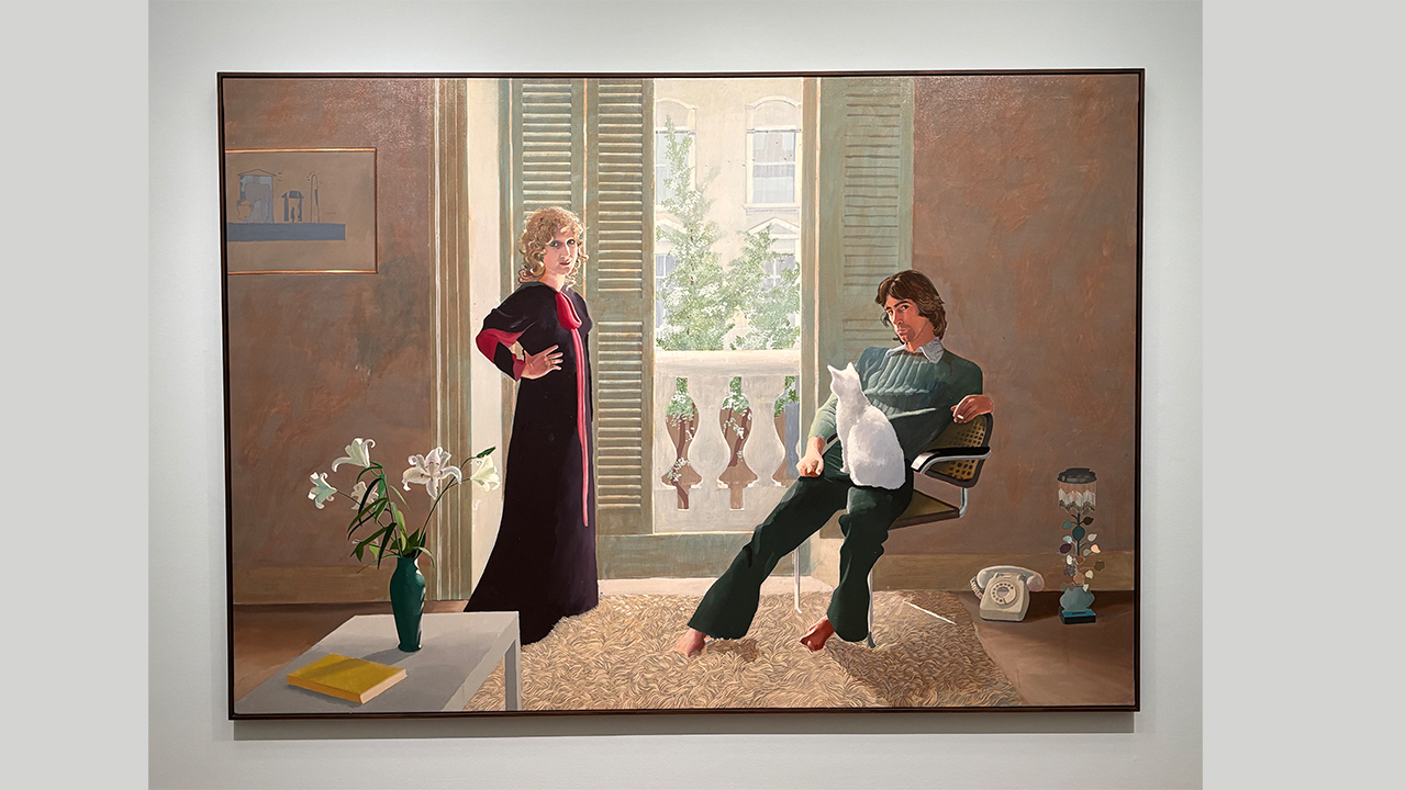 David Hockney “Mr. and Mrs. Clark and Percy”