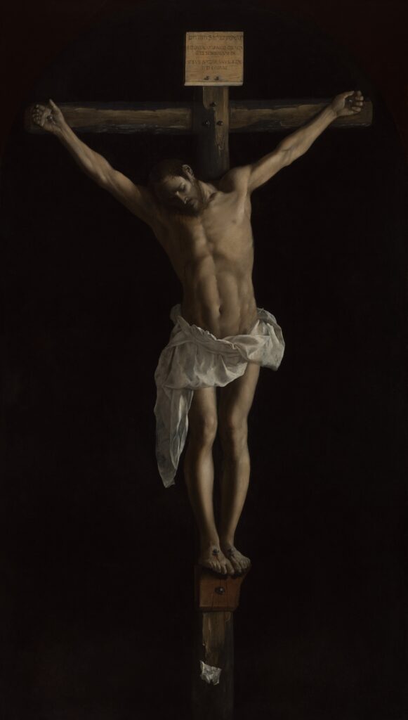 “The Crucifixion” by Francisco de Zurbarán