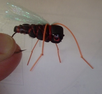Homemade cicada fly