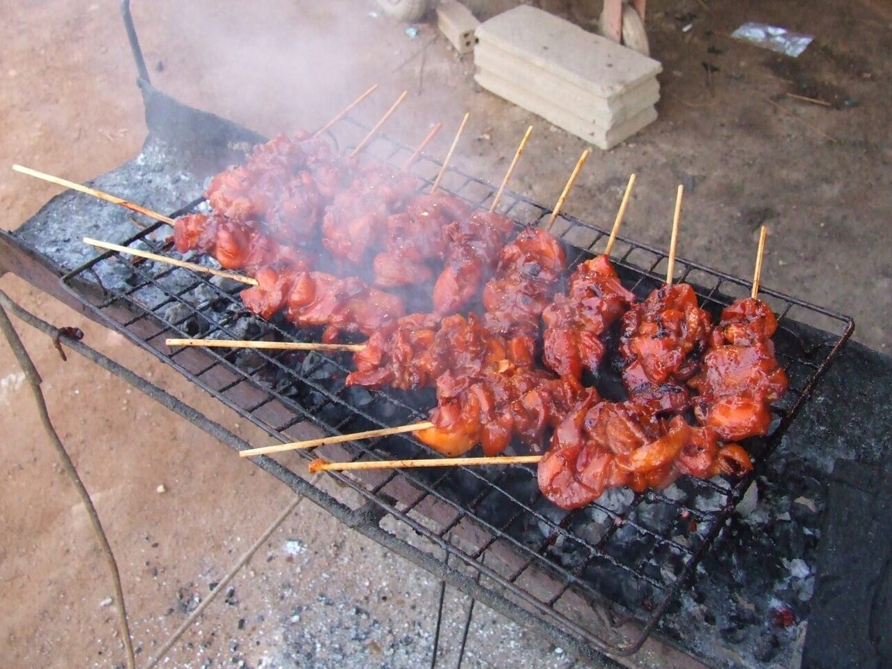 Chicken skewers