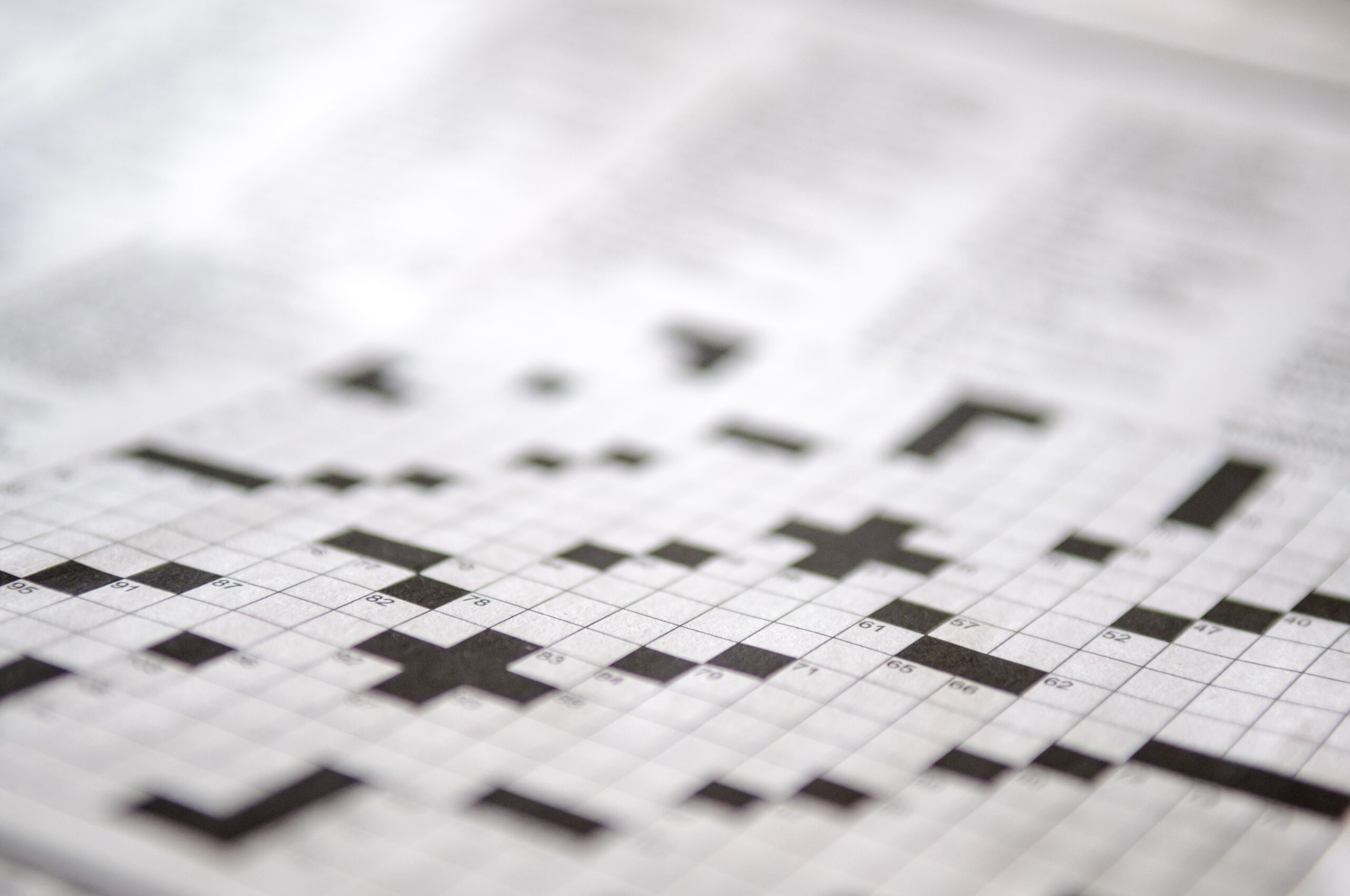crossword puzzle