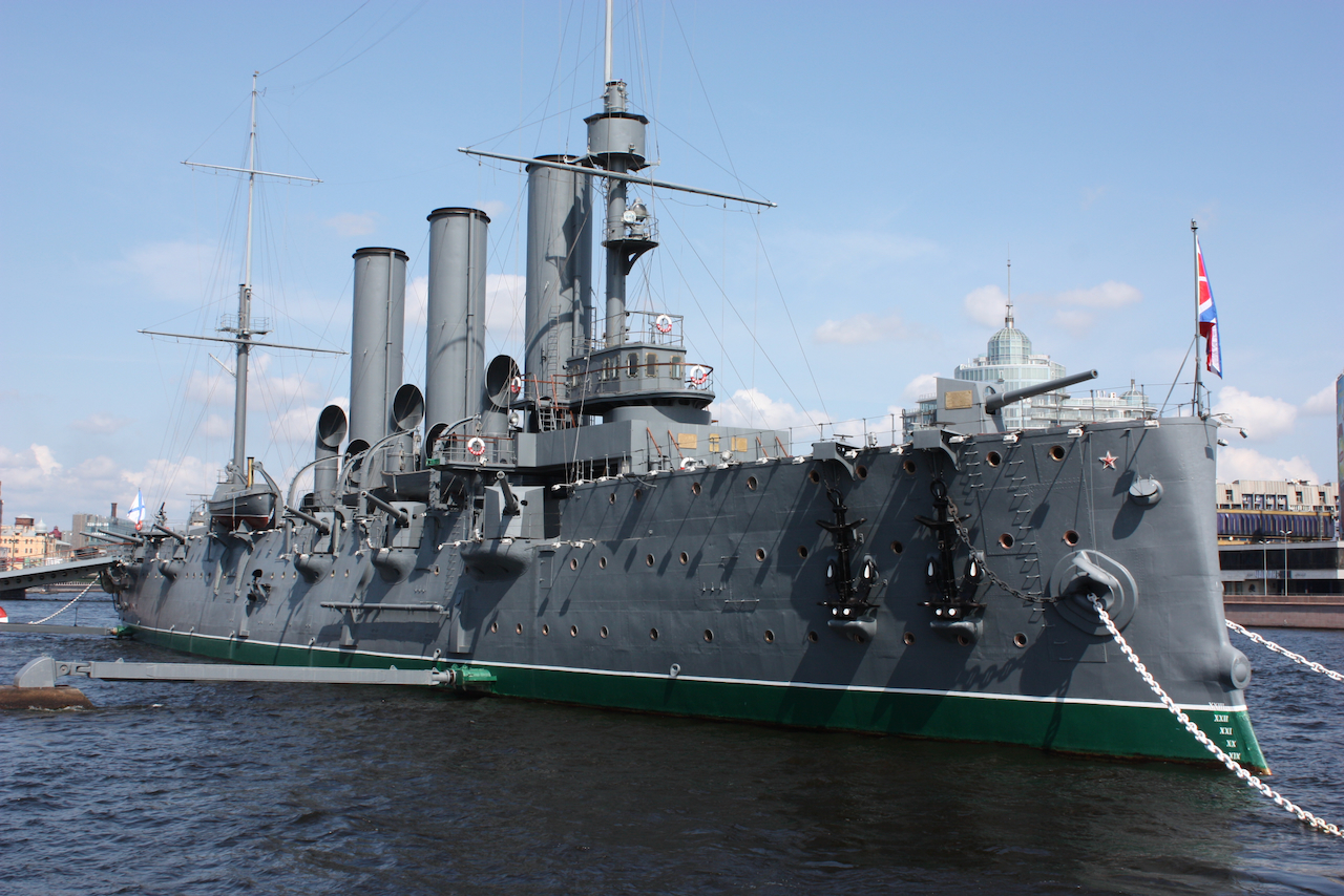 Russian cruiser Aurora, St. Petersburg, Russia
