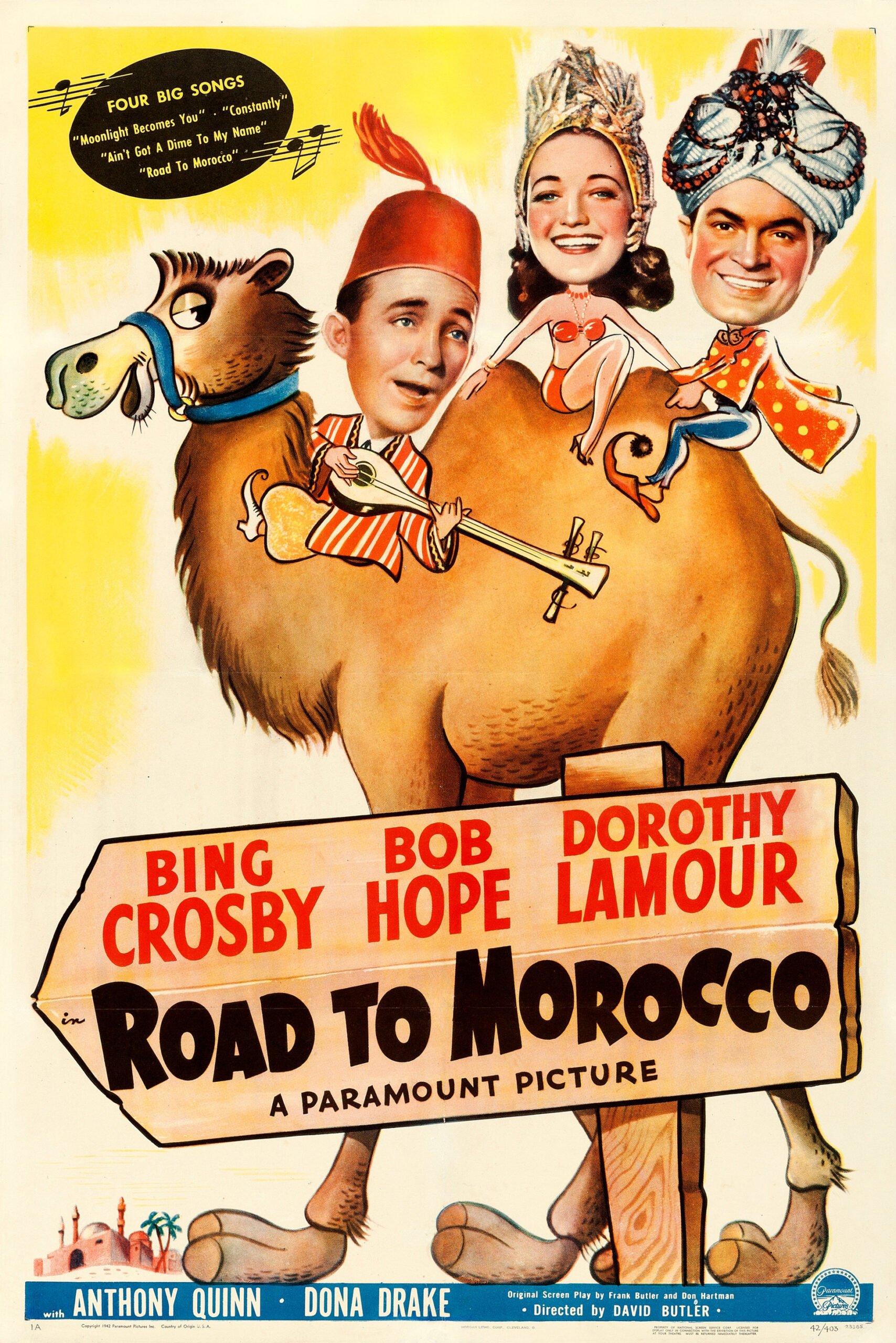 Road to Morocco (1942) movie poster